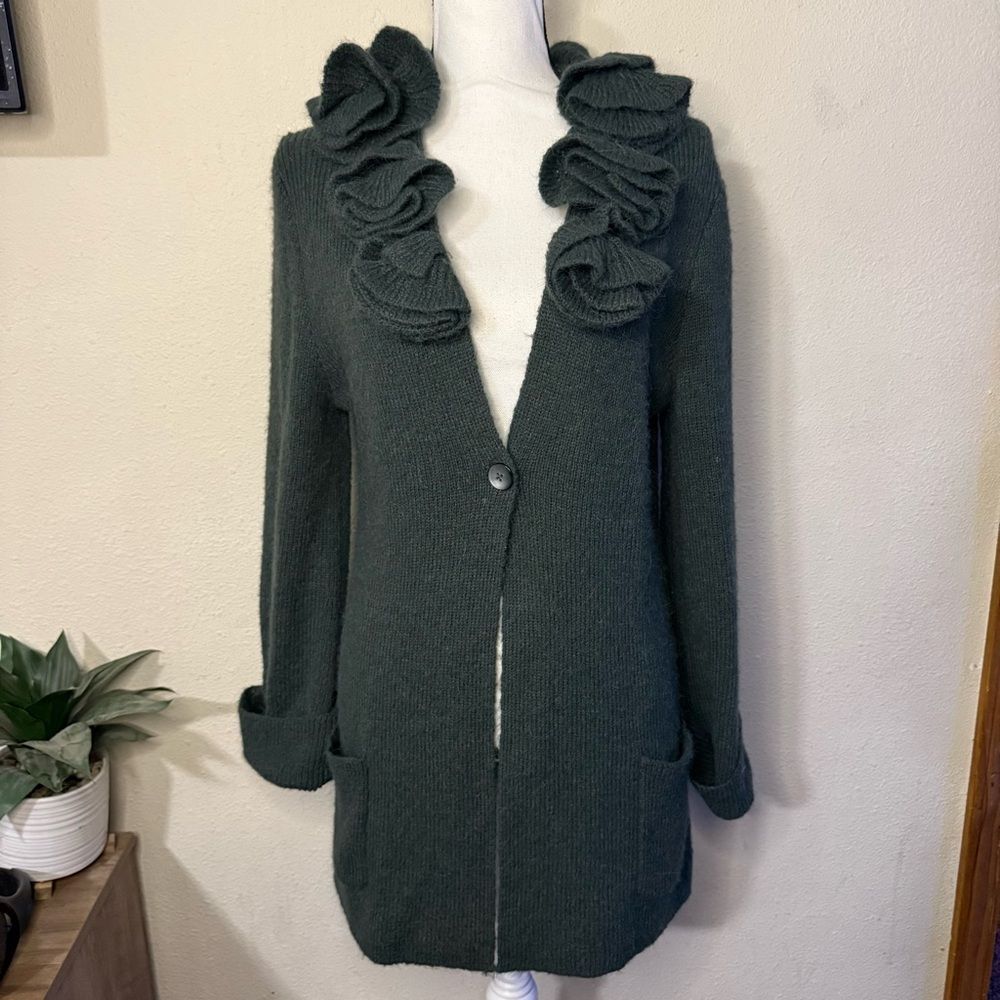 Soft Surroundings La Vie en Rose Alpaca Blend Cardigan